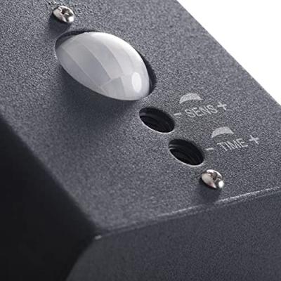 Kanlux VADRA 21L-UP SE 29011 Buitenlamp met bewegingsmelder (wand) LED, Gloeilamp, Compacte fluorescentielamp E27 Antraciet