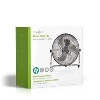 Nedis fnfl10ccr30 vloerventilator diameter 30 cm 3 snelheden chroom - thumbnail