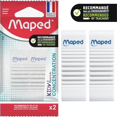 Gum maped kidy learn concentration set 2 stuks wit Gum maped kidy learn concentration set 2 stuks wit