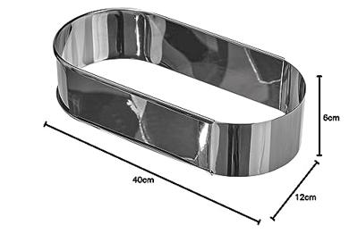Patisse verstelbaar bakframe 27-40 cm rvs - thumbnail