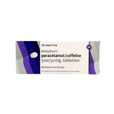 Leidapharm Paracetamol/coffeine CP 550 50 Tabletten