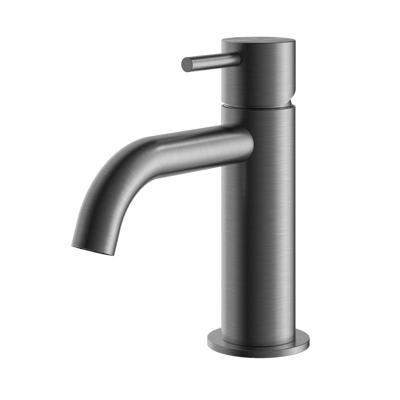Hotbath Archie Wastafelmengkraan zonder waste BGP Geborsteld Gunmetal PVD AR003BGP