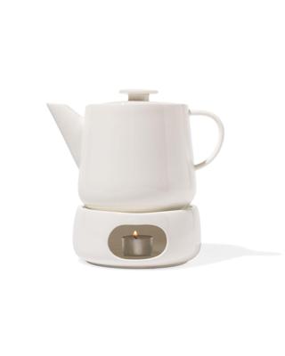 HEMA Theelichthouder Ø15.5cm Chicago new bone wit (wit)