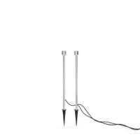 Konstsmide 7964-000 Spot Light Staande LED-buitenlamp Energielabel: G (A - G) Set van 2 stuks LED LED vast ingebouwd 6 W Aluminium - thumbnail
