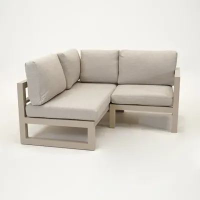 Grosso 2-zits bank L + hoek antraciet