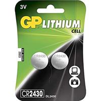 GP Knoopcel CR2430 3 V 2 stuk(s) 300 mAh Lithium GPCR2430STD411C2 - thumbnail