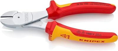 Knipex Kracht-zijsnijtang verchroomd 180 mm - 7406180 - thumbnail
