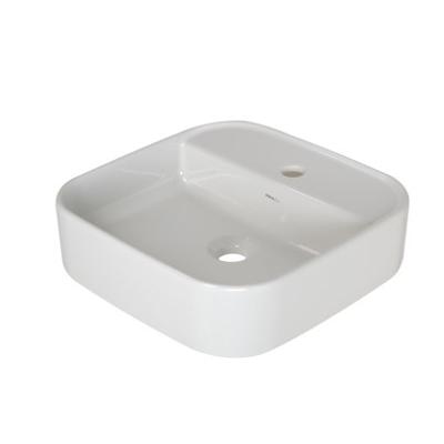 Plieger Fresno opbouwwastafel 1 kraangat 42x42cm wit 271024