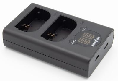 ChiliPower Canon LP-E6 / LP-E6N / LP-E6NH / LP-E6P dubbellader voor 2 accu's (tegelijk) ChiliPower Canon LP-E6 / LP-E6N / LP-E6NH / LP-E6P dubbellader voor 2 accu's (tegelijk)
