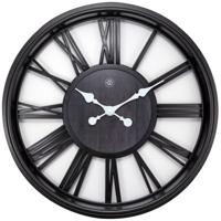 NeXtime NX-7346ZW Wandklok NXt Quebec Dia 51cm Kunststof Zwart - thumbnail