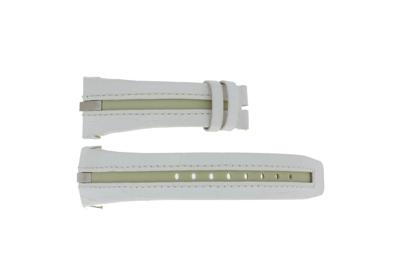 Breil horlogeband BW0472 Leder Wit 25mm + standaard stiksel Breil horlogeband BW0472 Leder Wit 25mm + standaard stiksel