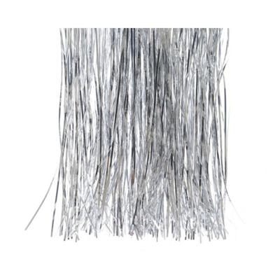 Decoris Lametta Vinyl Glans 50x40cm Zilver