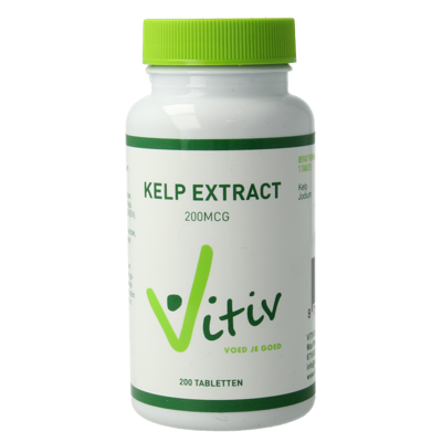 Vitiv Kelp extract 200mcg 200 Tabletten Vitiv Kelp extract 200mcg 200 Tabletten