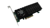 HighPoint SSD6202 PCIe 3.0 x8 2-Port M.2 NVMe raid-kaart - thumbnail