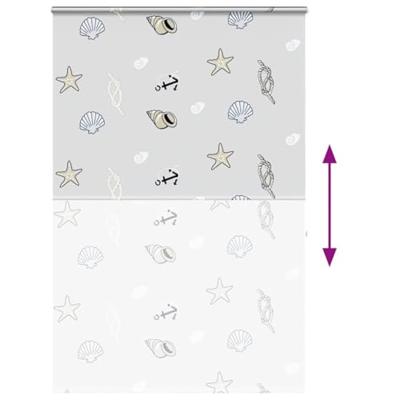 Doucherolgordijn met cassette 150x240 cm stofbreedte 146 cm Doucherolgordijn met cassette 150x240 cm stofbreedte 146 cm