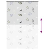 Doucherolgordijn met cassette 150x240 cm stofbreedte 146 cm - thumbnail