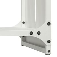 Brandhoutrek 40x30x80 cm koudgewalst staal wit - thumbnail