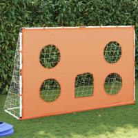VidaXL Kindervoetbaldoel met doelmat en bal 182x62x118 cm - thumbnail