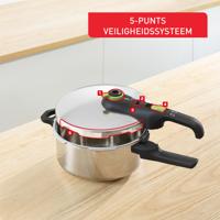 Snelkookpan Tefal P2580400 Roestvrij staal 4 L - thumbnail