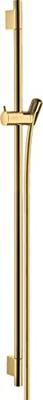 Hansgrohe Unica S Puro glijstang 90 cm met doucheslang, Polished Gold Optic Hansgrohe Unica S Puro glijstang 90 cm met doucheslang, Polished Gold Optic