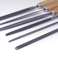 Bernstein Tools for Electronics 5-240 Set sleutelvijlen met houten heft in etui 6-dlg. Lengte 100 mm 1 stuk(s) - thumbnail