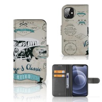 Apple iPhone 12 Mini Telefoonhoesje met foto Retro VW Bus - thumbnail