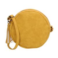 Beagles Rond Schoudertasje La Costera Licht Oker Geel - thumbnail