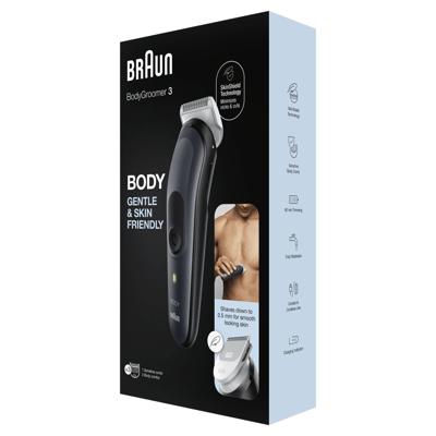 Braun Braun BG3340 Series 3 Bodygroomer Bodygroomer Zwart, Grijs