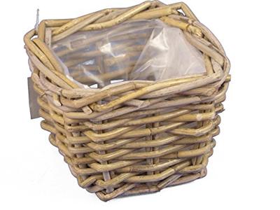 Bak l18b18h14cm antiek grijs