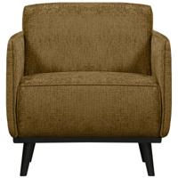WOOOD Fauteuil 'Statement' Met Armleuning, Structure Velvet, kleur Brass - thumbnail