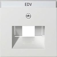 Gira inzetplaat tekstkader glanzend wit voor UAE computeraansluitdozen RJ45 028403 - thumbnail