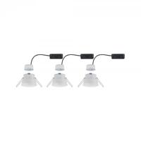 Paulmann LED-inbouwlamp voor badkamer Set van 3 stuks 18 W - thumbnail