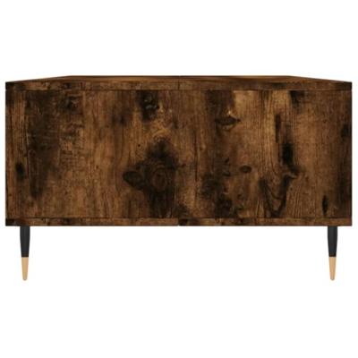 Salontafel 104x60x35 cm bewerkt hout gerookt eikenkleurig