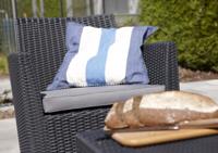 Corona balkonset met Luzon tafel antraciet - thumbnail