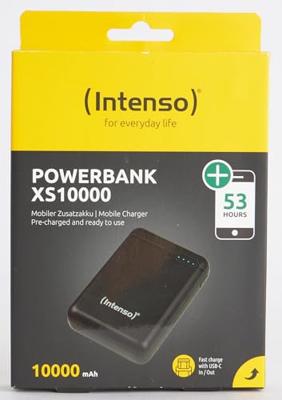 Intenso Powerbank XS10000 black 10000 mAh inkl. USB-A to Type-C