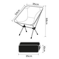 OXFORD campingstoel camping chair pluggable black - thumbnail