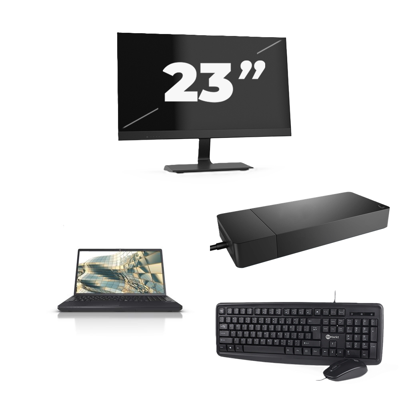 Fujitsu Lifebook A3510 - Intel Core i3-10e Generatie - 15 inch - 8GB RAM - 256GB SSD - Windows 11 Home + 1x 23 inch Monitor Fujitsu Lifebook A3510 - Intel Core i3-10e Generatie - 15 inch - 8GB RAM - 256GB SSD - Windows 11 Home + 1x 23 inch Monitor