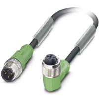 Phoenix Contact 1694253 Sensor/actuator connector, geassembleerd M12 Aantal polen (sensoren): 3 Stekker, recht, Bus, haaks 5.00 m 1 stuk(s) - thumbnail
