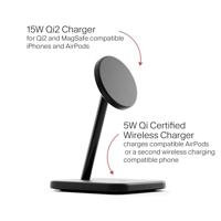 Twelve South HiRise 2 Deluxe draadloze oplaadstand - Black - thumbnail