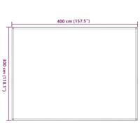 VidaXL Tenttapijt 300x400 cm hdpe groen - thumbnail