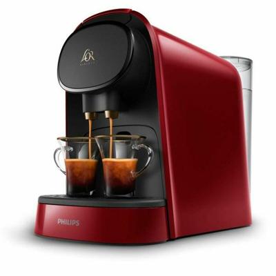 PHILIPS L'Or Barista LM8012 / 51 dubbele espresso capsule koffiemachine - Rood + 9 capsules