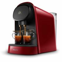 PHILIPS L'Or Barista LM8012 / 51 dubbele espresso capsule koffiemachine - Rood + 9 capsules - thumbnail