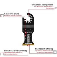 Einhell 708063 Tauchsägeblatt HM-TI, 35mm Bimetaal Multitool toebehorenset 35 mm 1 stuk(s) - thumbnail