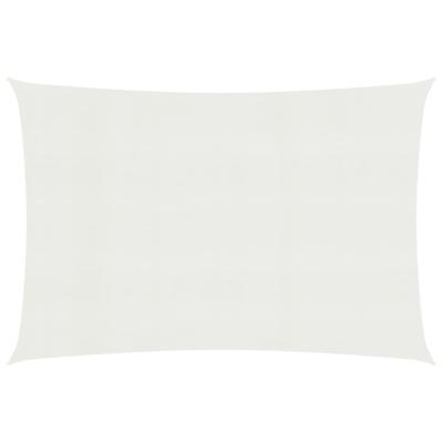 Zonnezeil 160 g/m 3x6 m HDPE wit