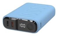 RealPower REALPOWER PB-10000 C Powerbank 10000 mAh USB PD USB-C Violet Statusweergave - thumbnail