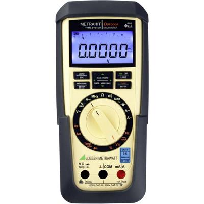 Gossen Metrawatt METRAHIT OUTDOOR Multimeter Kalibratie (DAkkS) Digitaal CAT III 1000 V, CAT IV 600 V Weergave (counts): 12000 Gossen Metrawatt METRAHIT OUTDOOR Multimeter Kalibratie (DAkkS) Digitaal CAT III 1000 V, CAT IV 600 V Weergave (counts): 12000