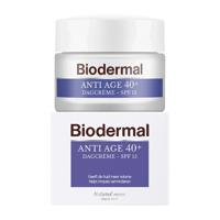 Biodermal Anti Age 40+ Dagcrème met hyaluronzuur en vitamine C - met SPF15 - thumbnail