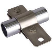 DEHN 410319 Aardingsbuisklem D 21 mm m. Aansluitboring D 11 mm NIRO 1 stuk(s) - thumbnail