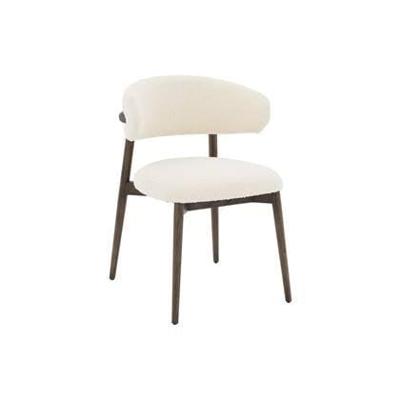 Goossens Eetkamerstoel Diede - Bouclé zonder armleuning Goossens Eetkamerstoel Diede - Bouclé zonder armleuning