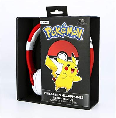 OTL Technologies - Pokemon Pokeball hoofdtelefoon, bekabeld, kinderen, rood